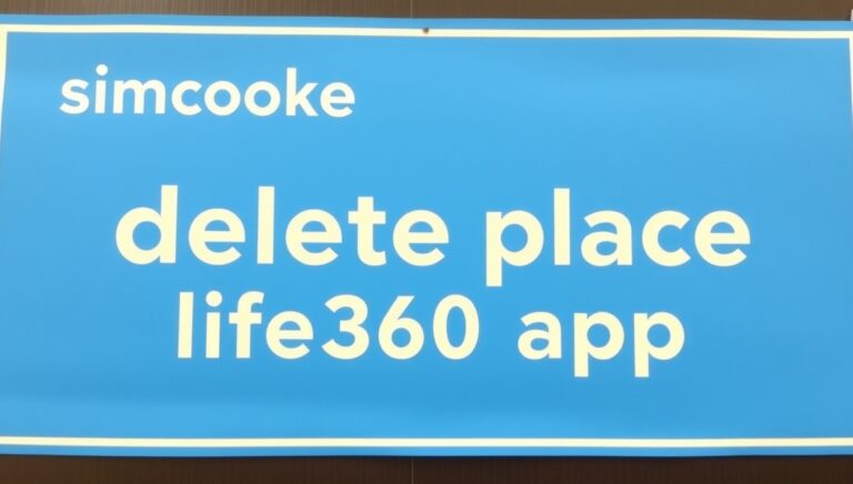 simcookie delete place life360 app