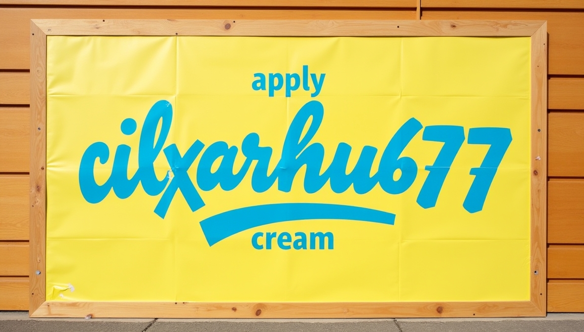 apply cilxarhu677 cream