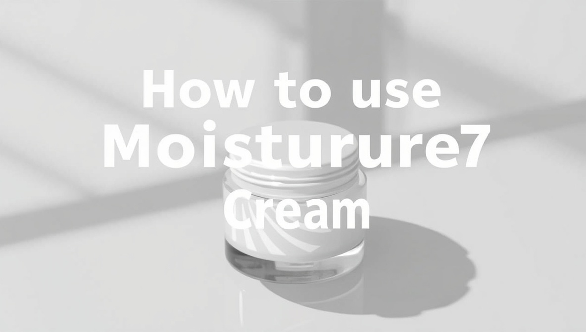 how to use cilxarhu677 moisturizer cream